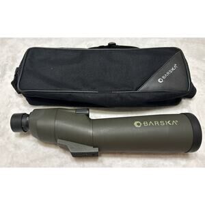 BARSKA SPOTTING SCOPE MODEL JYT2 WITH BLACK CASE HUNTING OUTDOOR GREEN